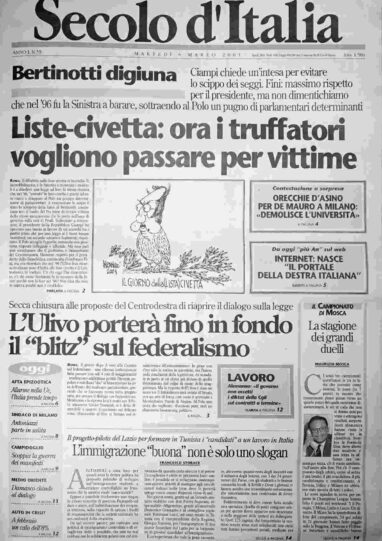 martedì 6 marzo 2001