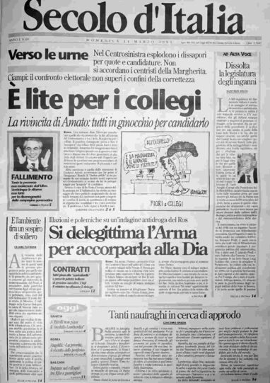 domenica 11 marzo 2001