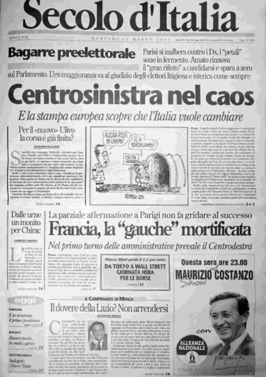 martedì 13 marzo 2001