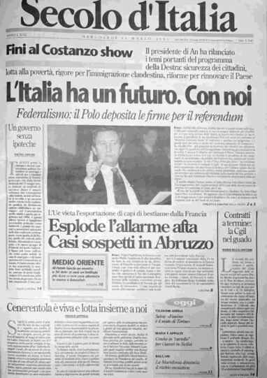 mercoledì 14 marzo 2001