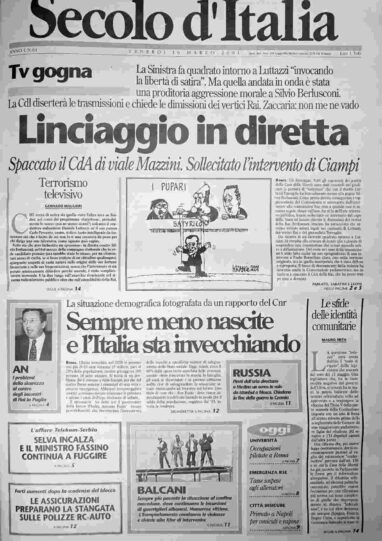 venerdì 16 marzo 2001
