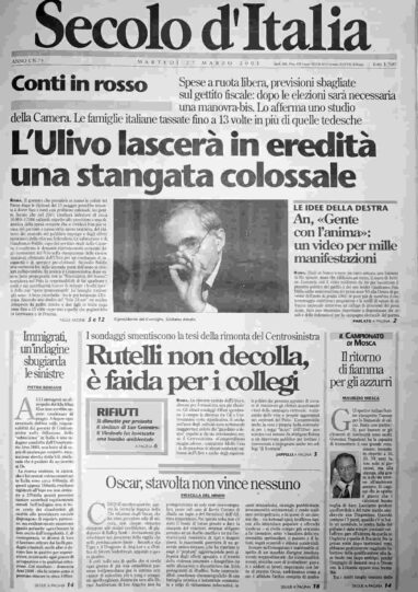 martedì 27 marzo 2001