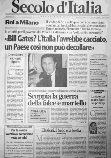 martedì 3 aprile 2001