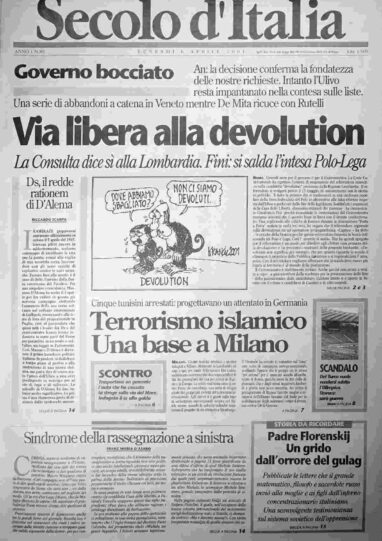 venerdì 6 aprile 2001