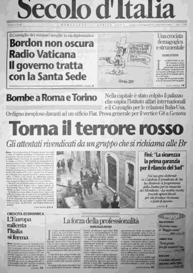 mercoledì 11 aprile 2001