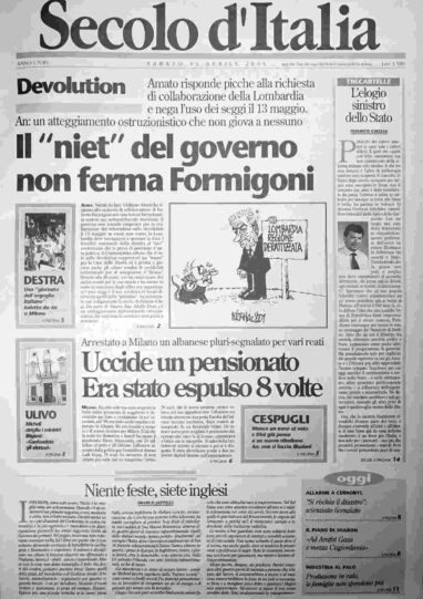 sabato 14 aprile 2001