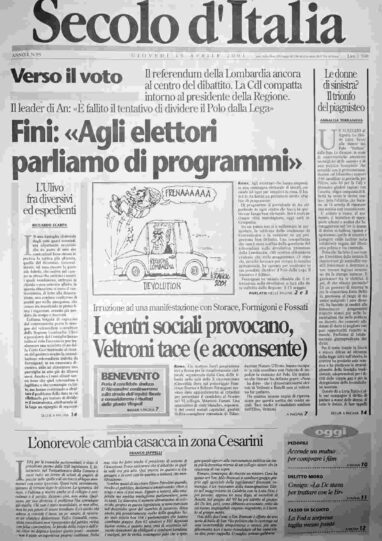 giovedì 19 aprile 2001