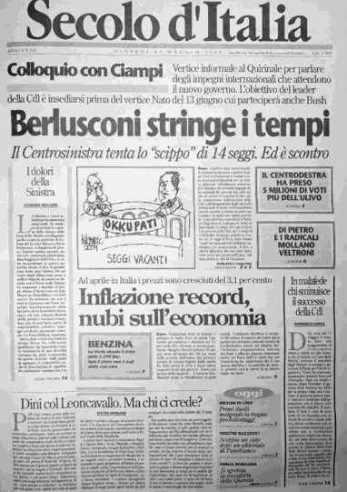 giovedì 17 maggio 2001