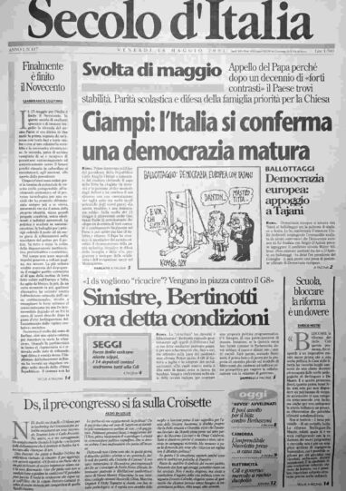venerdì 18 maggio 2001