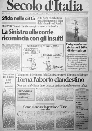 giovedì 24 maggio 2001