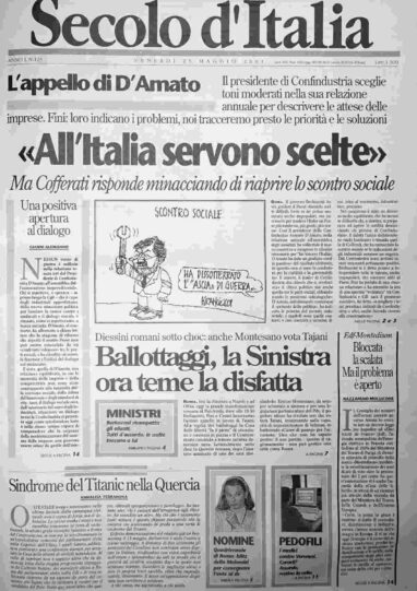 venerdì 25 maggio 2001