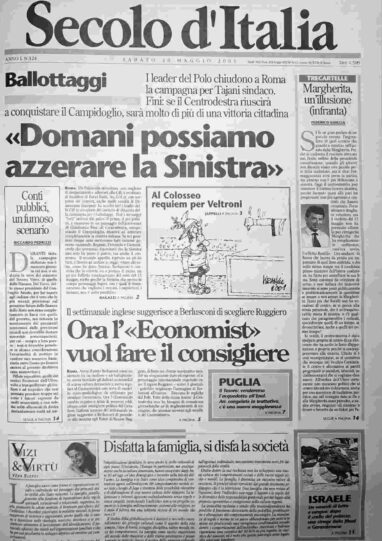 sabato 26 maggio 2001