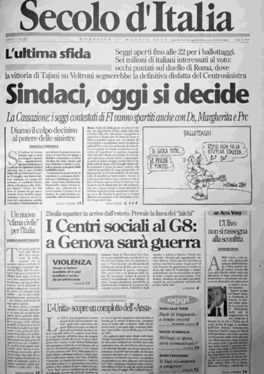 domenica 27 maggio 2001