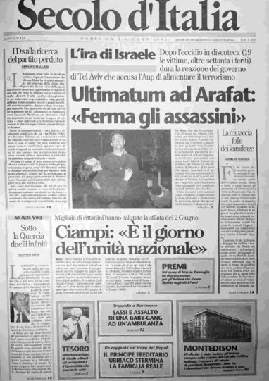 domenica 3 giugno 2001