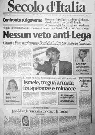 martedì 5 giugno 2001