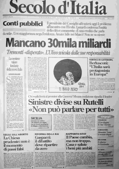 venerdì 15 giugno 2001