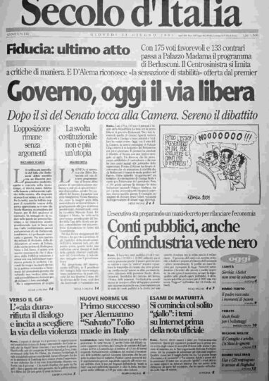 giovedì 21 giugno 2001