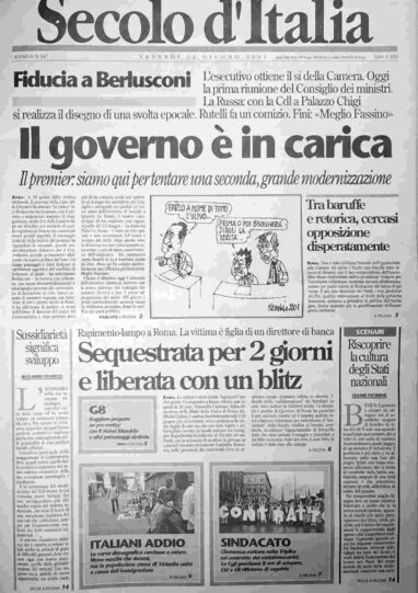 venerdì 22 giugno 2001