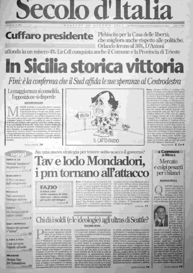 martedì 26 giugno 2001