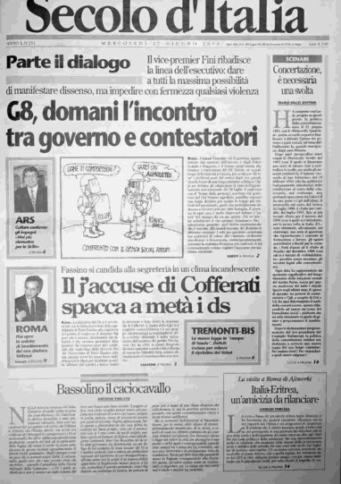 mercoledì 27 giugno 2001