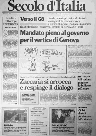 giovedì 5 luglio 2001