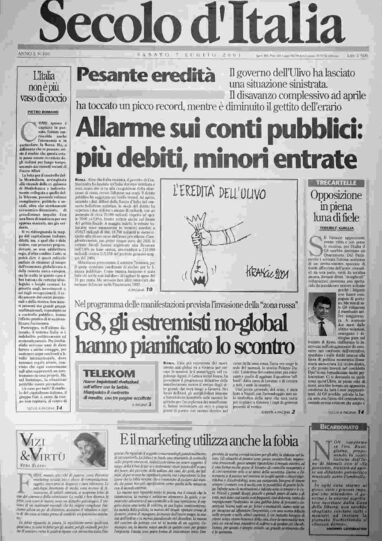 sabato 7 luglio 2001