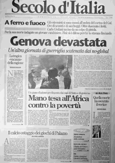 domenica 22 luglio 2001