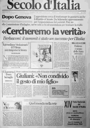 sabato 28 luglio 2001