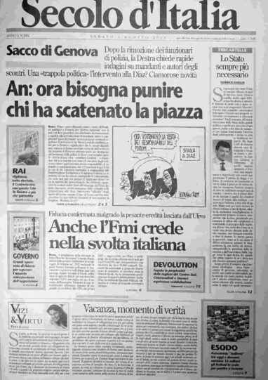 sabato 4 agosto 2001