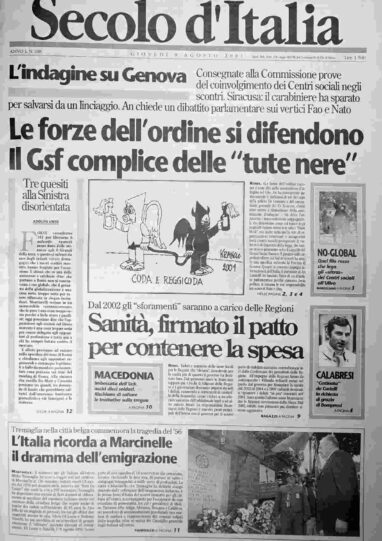 giovedì 9 agosto 2001