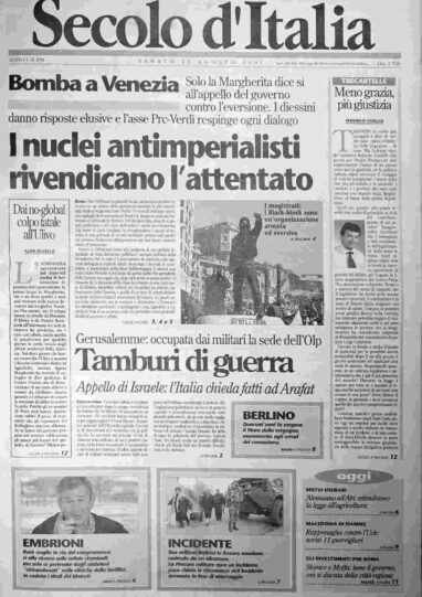 sabato 11 agosto 2001
