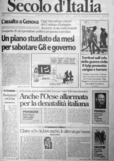 martedì 28 agosto 2001