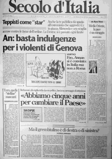 domenica 2 settembre 2001