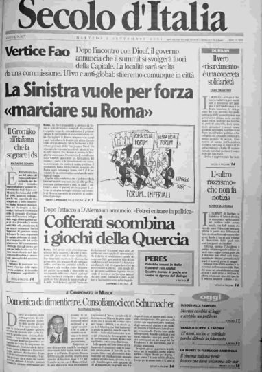 martedì 4 settembre 2001