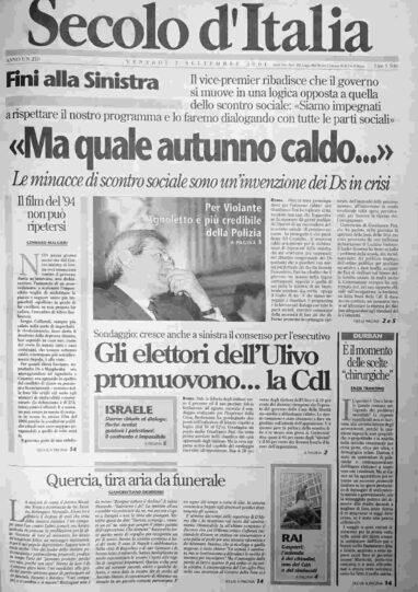 venerdì 7 settembre 2001