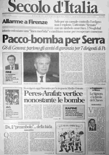 martedì 11 settembre 2001