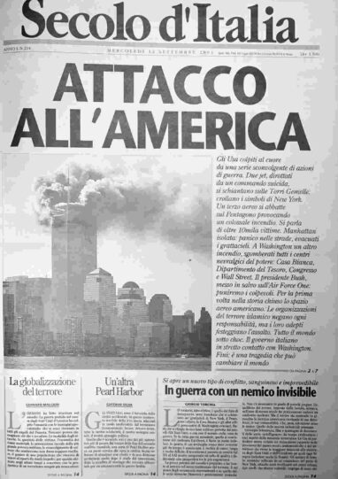 mercoledì 12 settembre 2001