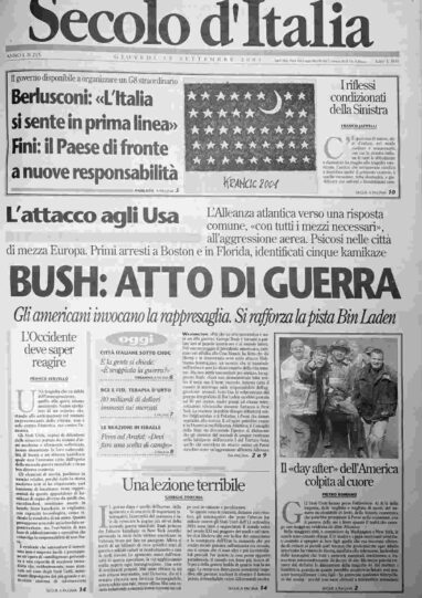 giovedì 13 settembre 2001