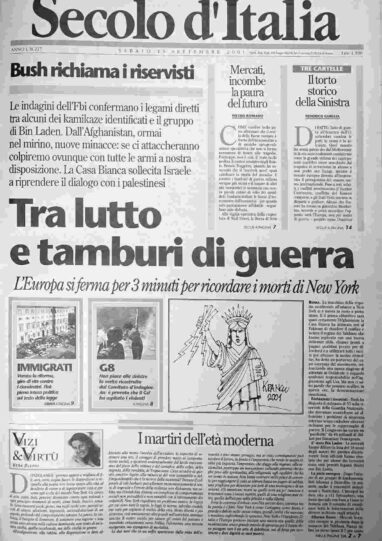 sabato 15 settembre 2001