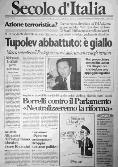 venerdì 5 ottobre 2001