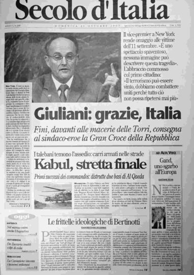 domenica 21 ottobre 2001