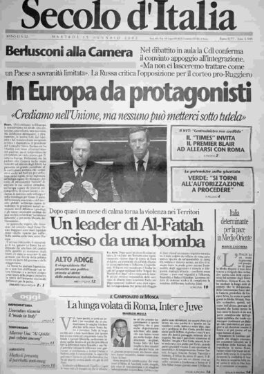 martedì 15 gennaio 2002