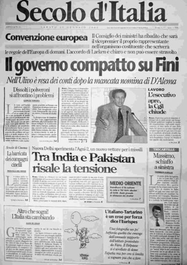 sabato 26 gennaio 2002