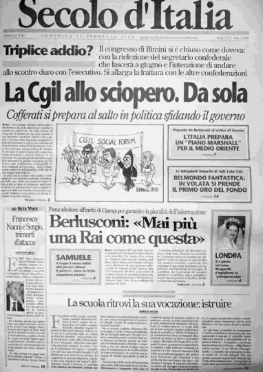 domenica 10 febbraio 2002