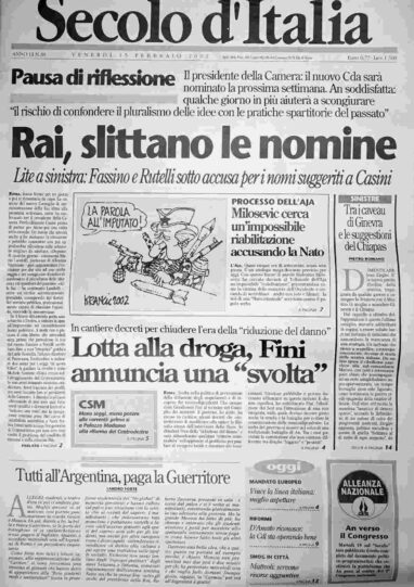 venerdì 15 febbraio 2002