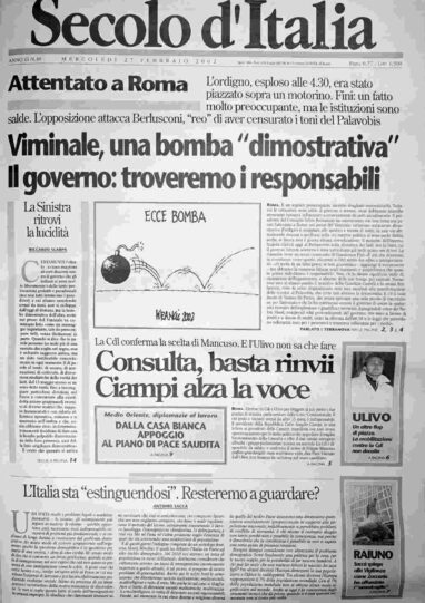 mercoledì 27 febbraio 2002