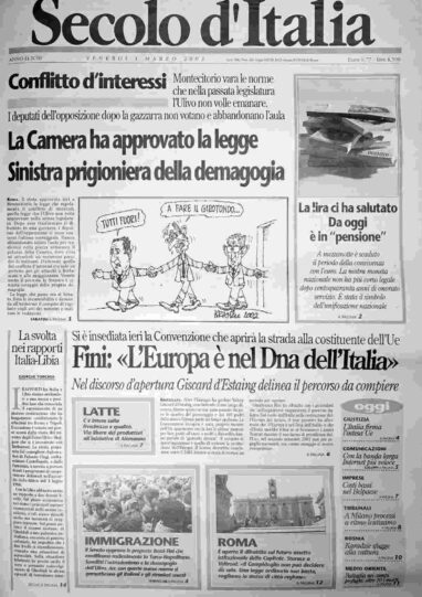 venerdì 1 marzo 2002