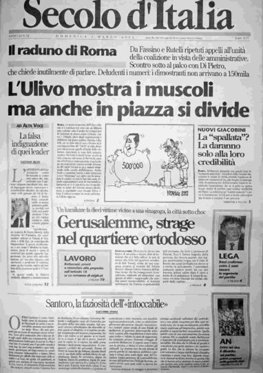 domenica 3 marzo 2002