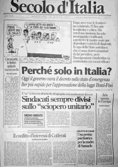 mercoledì 20 marzo 2002