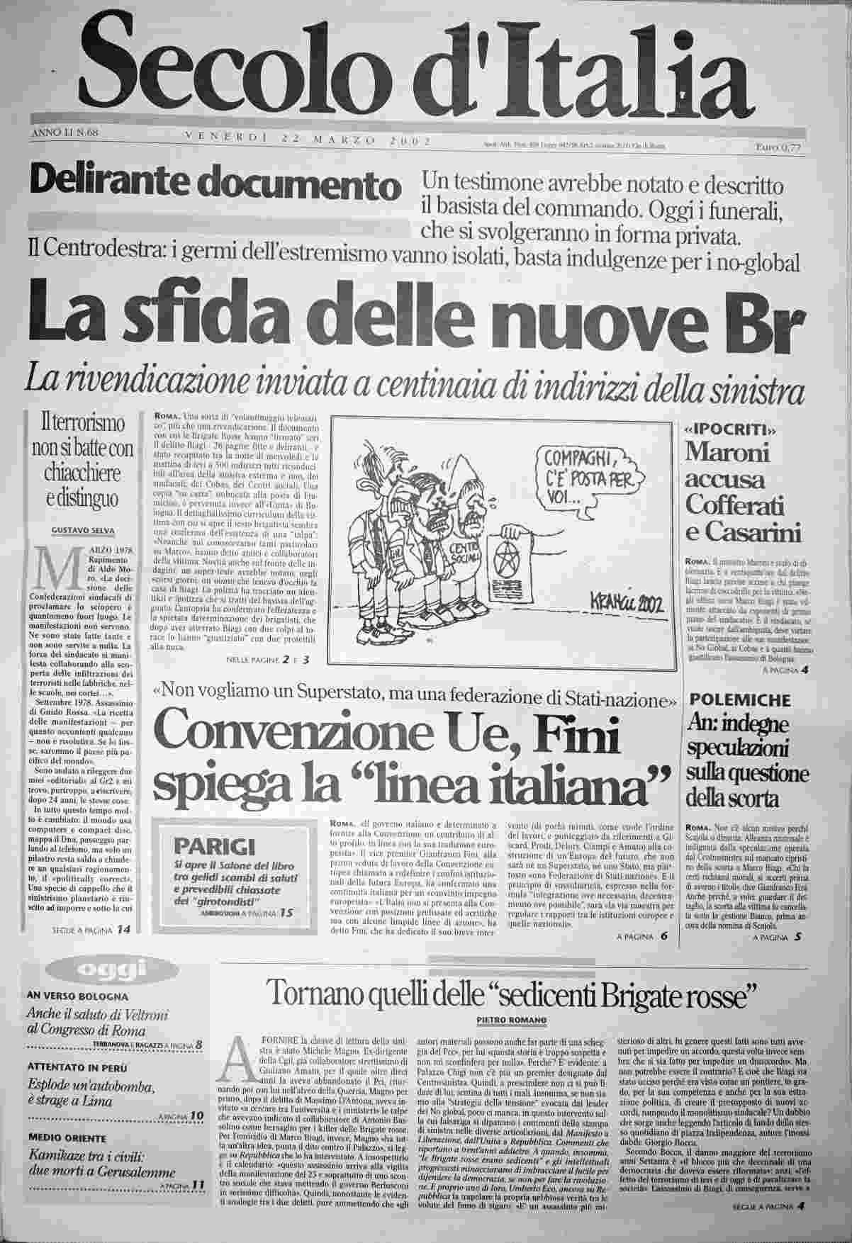 venerdì 22 marzo 2002